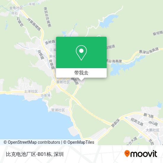 比克电池厂区-B01栋地图