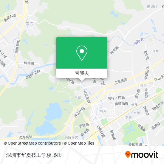 深圳市华夏技工学校地图