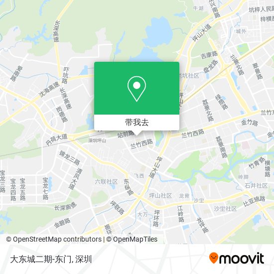 大东城二期-东门地图
