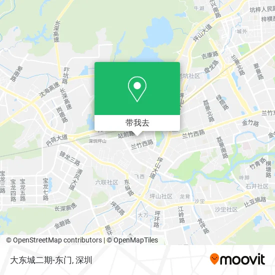大东城二期-东门地图