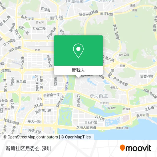 新塘社区居委会地图
