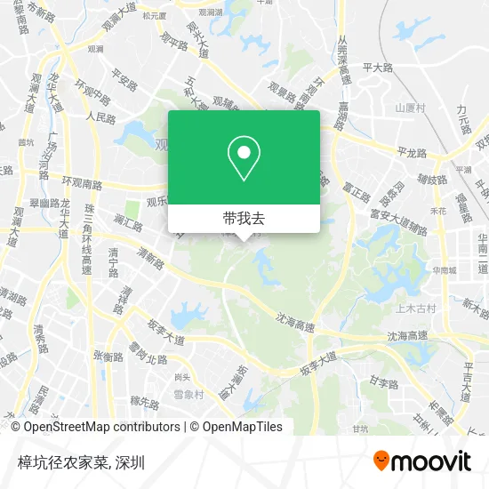 樟坑径农家菜地图