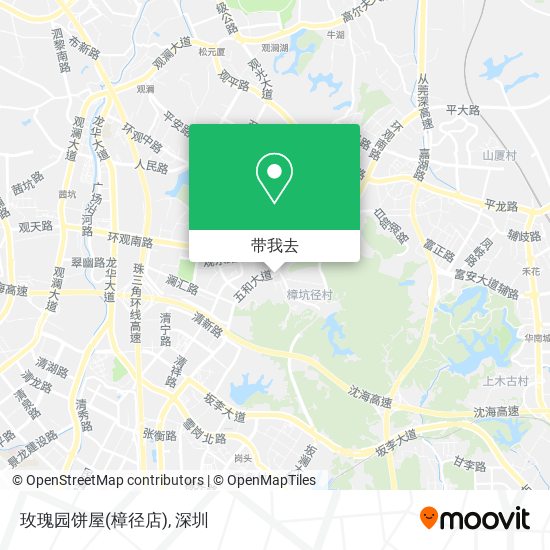 玫瑰园饼屋(樟径店)地图