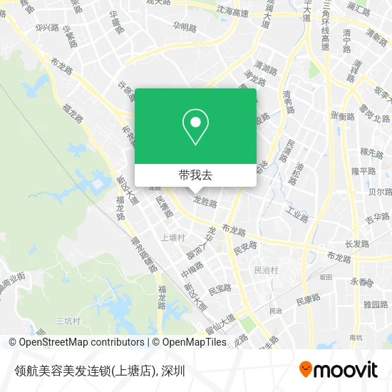 领航美容美发连锁(上塘店)地图