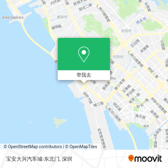 宝安大兴汽车城-东北门地图