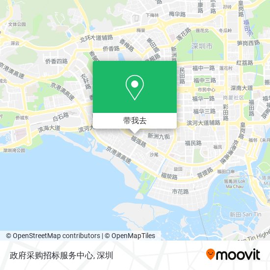 政府采购招标服务中心地图