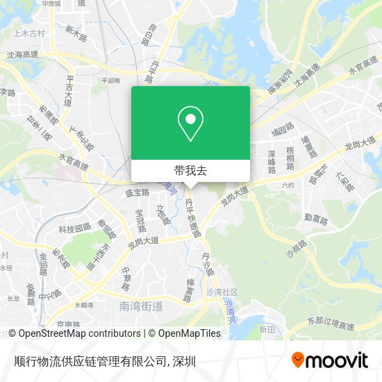 顺行物流供应链管理有限公司地图