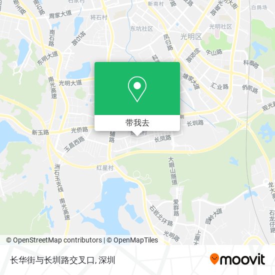 长华街与长圳路交叉口地图