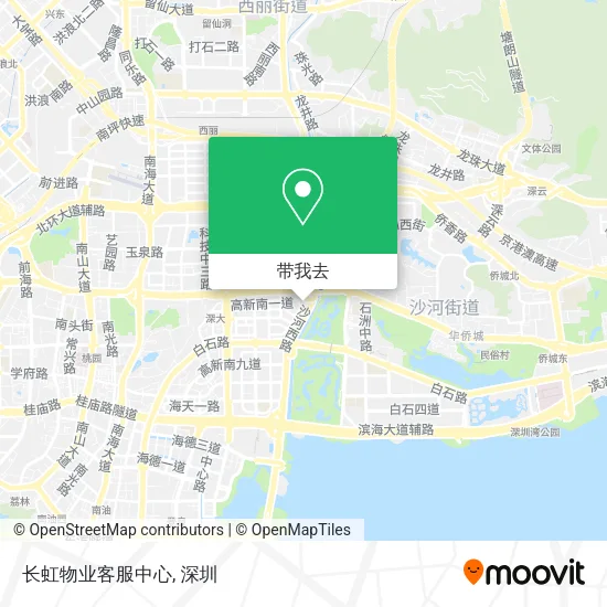 长虹物业客服中心地图