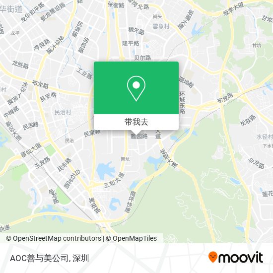 AOC善与美公司地图