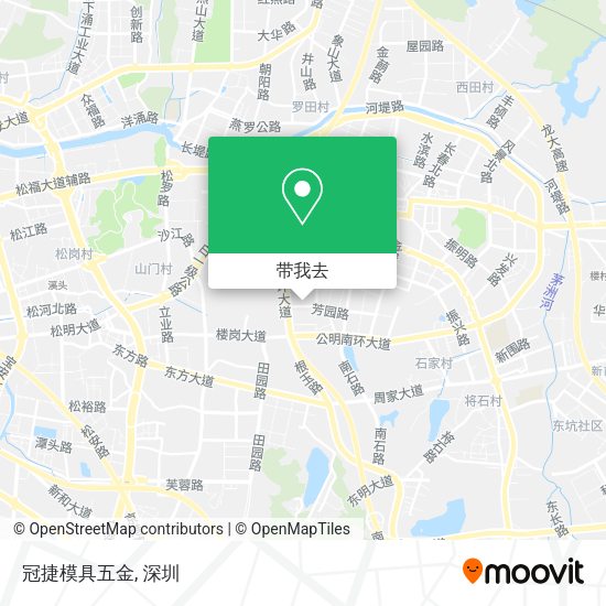 冠捷模具五金地图
