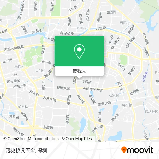 冠捷模具五金地图