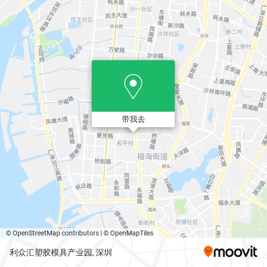 利众汇塑胶模具产业园地图