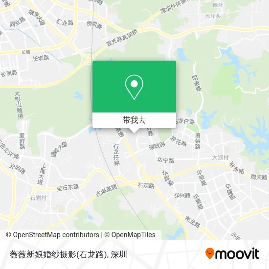 薇薇新娘婚纱摄影(石龙路)地图