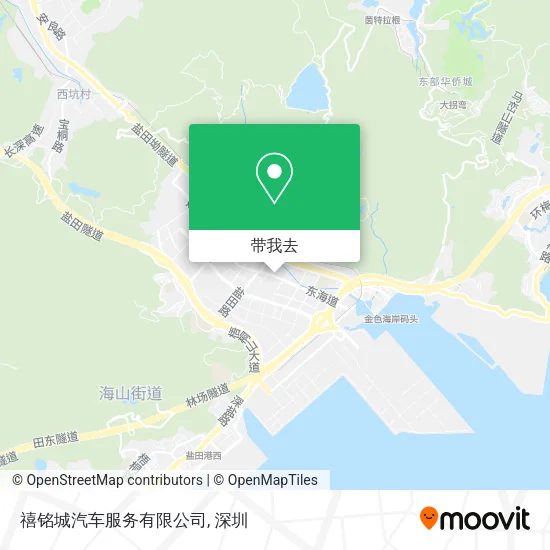 禧铭城汽车服务有限公司地图