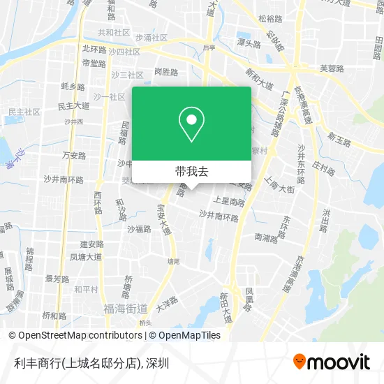 利丰商行(上城名邸分店)地图