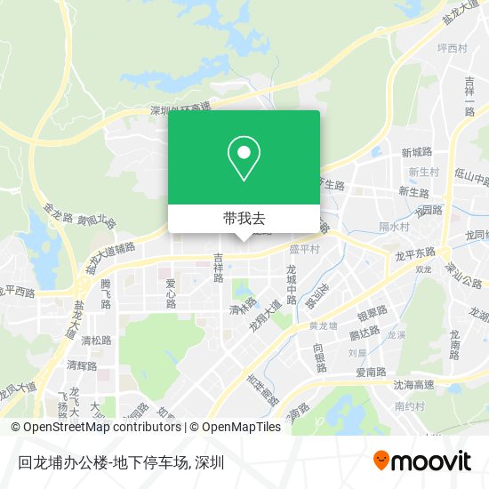 回龙埔办公楼-地下停车场地图