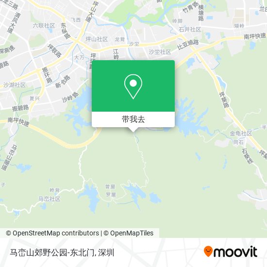 马峦山郊野公园-东北门地图