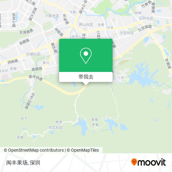闽丰果场地图