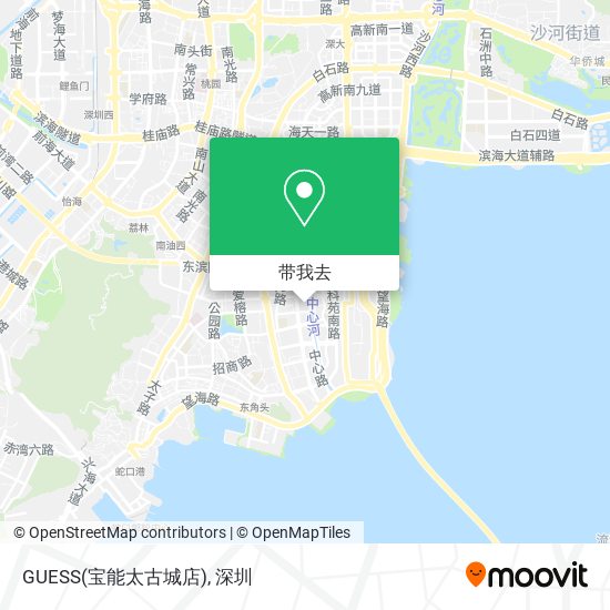 GUESS(宝能太古城店)地图