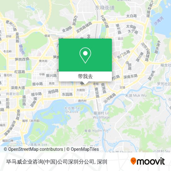 毕马威企业咨询(中国)公司深圳分公司地图