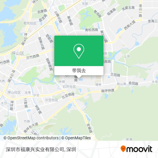 深圳市福康兴实业有限公司地图