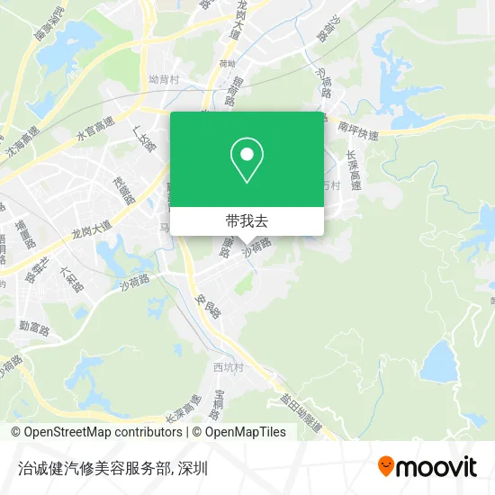 治诚健汽修美容服务部地图