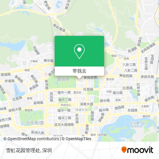 雪虹花园管理处地图