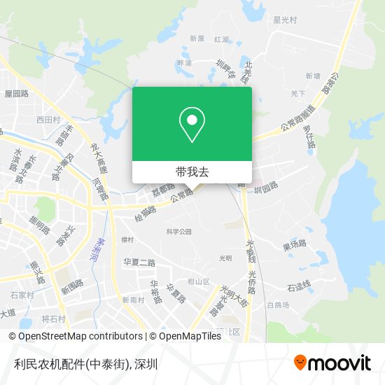 利民农机配件(中泰街)地图