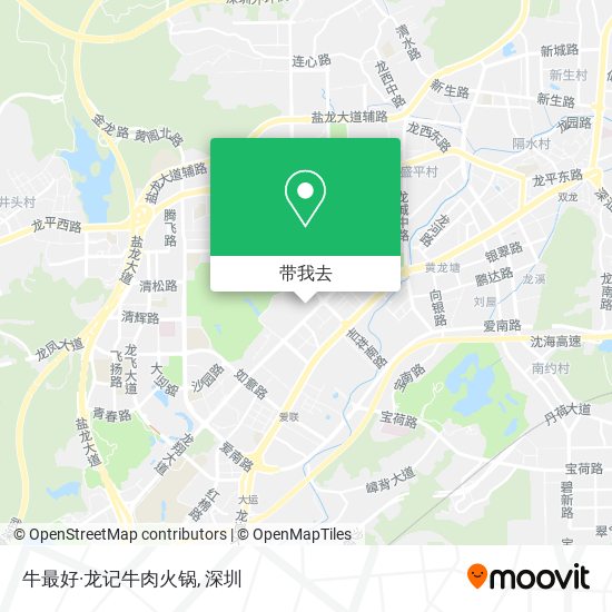 牛最好·龙记牛肉火锅地图