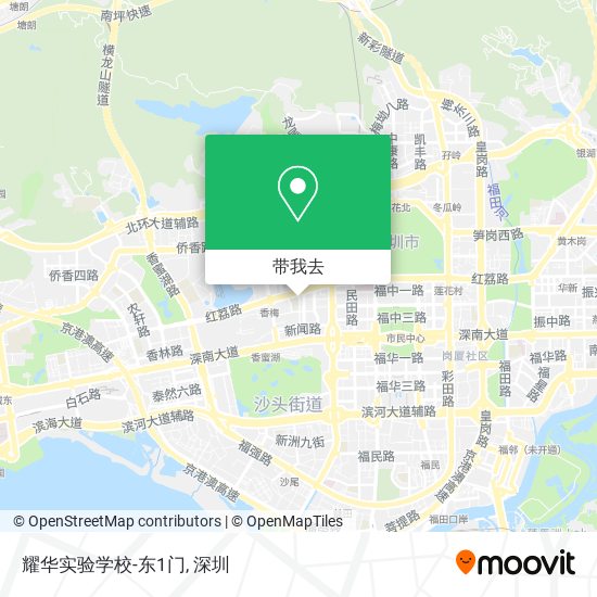 耀华实验学校-东1门地图