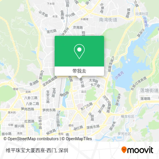 维平珠宝大厦西座-西门地图