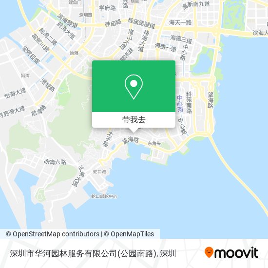 深圳市华河园林服务有限公司(公园南路)地图