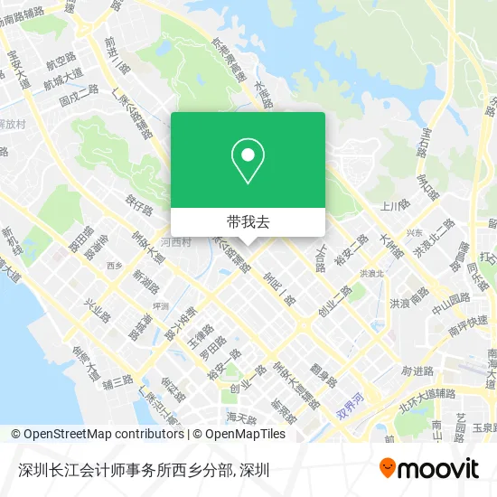 深圳长江会计师事务所西乡分部地图