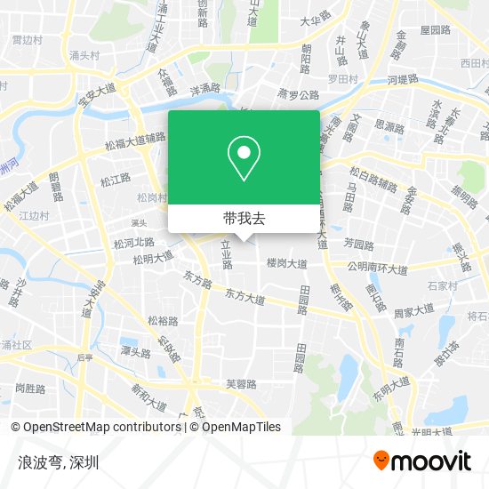 浪波弯地图