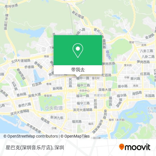 星巴克(深圳音乐厅店)地图