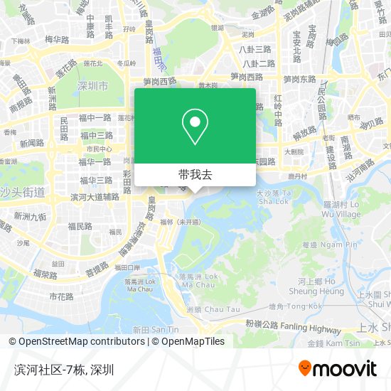 滨河社区-7栋地图