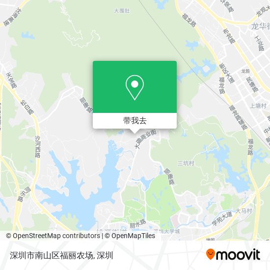 深圳市南山区福丽农场地图