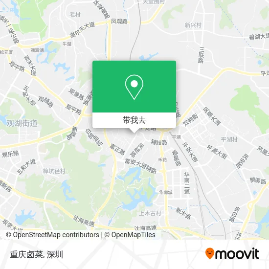 重庆卤菜地图