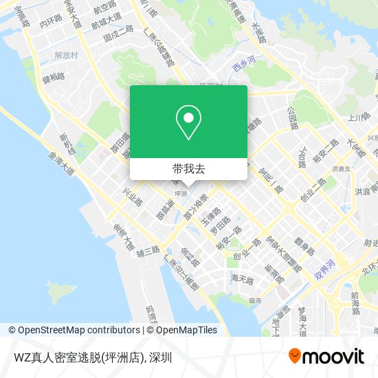 WZ真人密室逃脱(坪洲店)地图