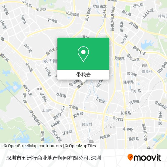 深圳市五洲行商业地产顾问有限公司地图