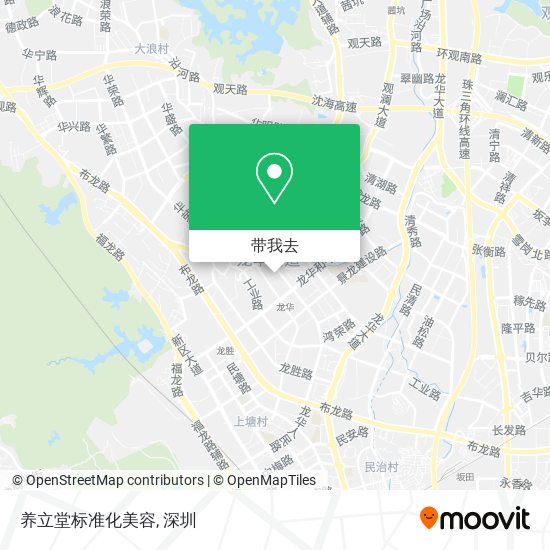 养立堂标准化美容地图