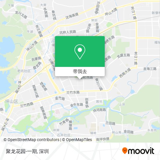 聚龙花园-一期地图