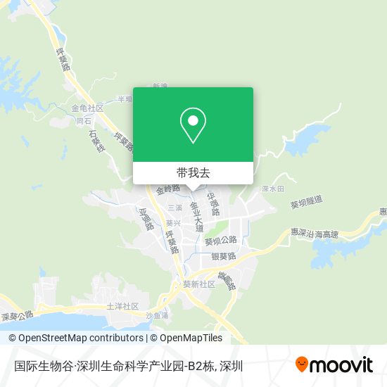 国际生物谷·深圳生命科学产业园-B2栋地图