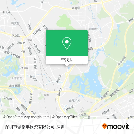 深圳市诚裕丰投资有限公司地图