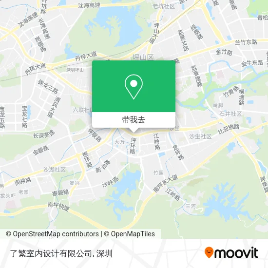 了繁室内设计有限公司地图