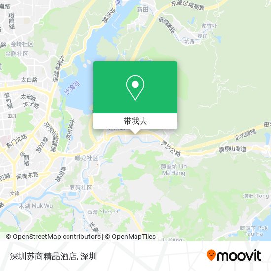 深圳苏商精品酒店地图