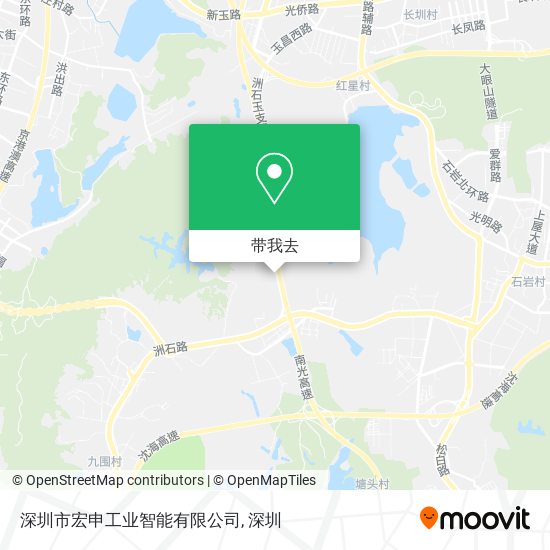 深圳市宏申工业智能有限公司地图