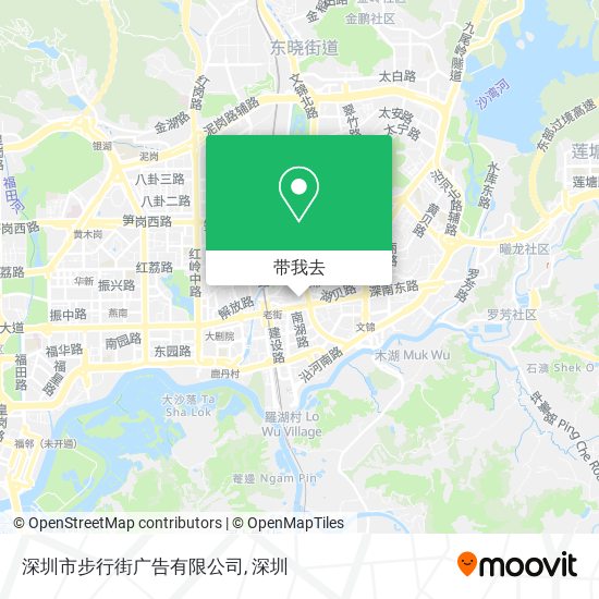 深圳市步行街广告有限公司地图