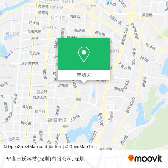 华高王氏科技(深圳)有限公司地图